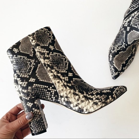 Marc Fisher Shoes - Marc Fisher | Ulani Ankle Bootie Snakeskin NWOT 11